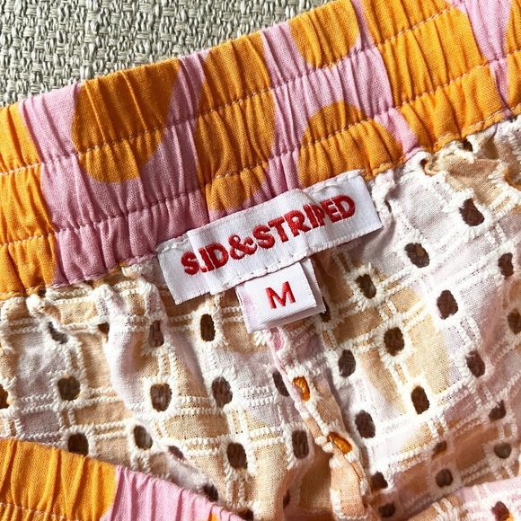 Solid & Striped Set Women’s Medium Cropped Cabana Eyelet Top and Shorts Leaf - Picture 12 of 15